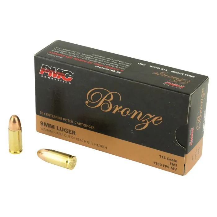 9mm 115gr FMJ — 1,000 rd Case